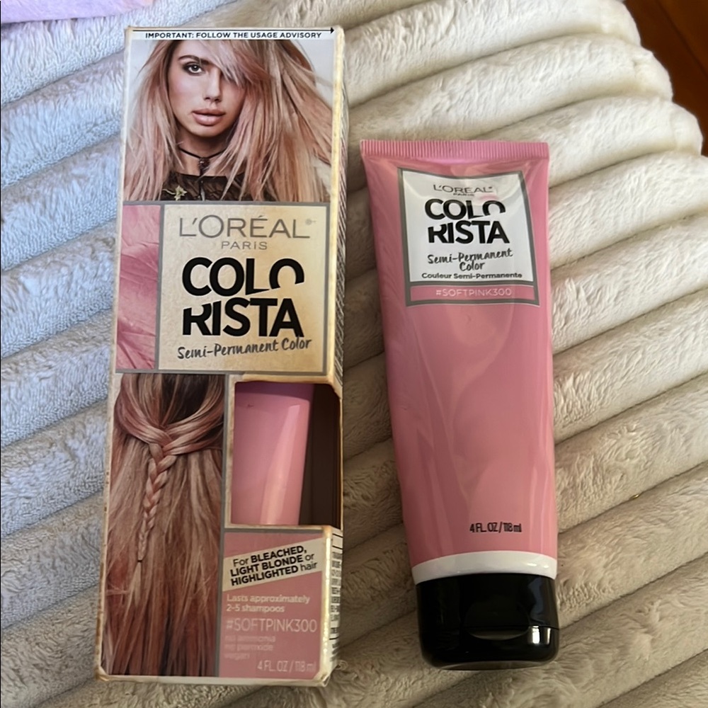 L'Oreal Colorista Semi-Permanent Hair Color in Soft Pink